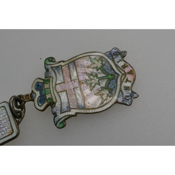 Rare Signed Richard Hemsley Watch Fob Sterling Silver & Enamel Ontario Canada - Picture 14 of 16